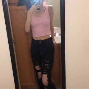 🌵pink crop top!!